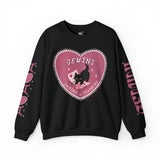 Gemini Love Cat Astrology Crewneck