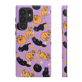 All The Kitties Phone Case - Purple