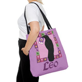 Leo Whimsical Crow Tote Bag