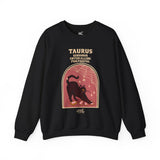 Spooky Taurus Cat Astrology Crewneck