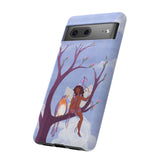 Purple Bird & Fairy Phone Case
