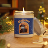 Capricorn Spooky Cat Astrology Candle
