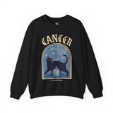 Cancer Spooky Cat Astrology Crewneck