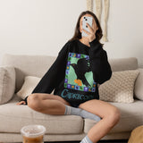 Capricorn Whimsical Crow Crewneck Sweatshirt