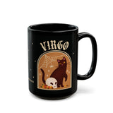 Virgo Spooky Cat Astrology Mug
