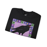 Libra Whimsical Crow Crewneck Sweatshirt