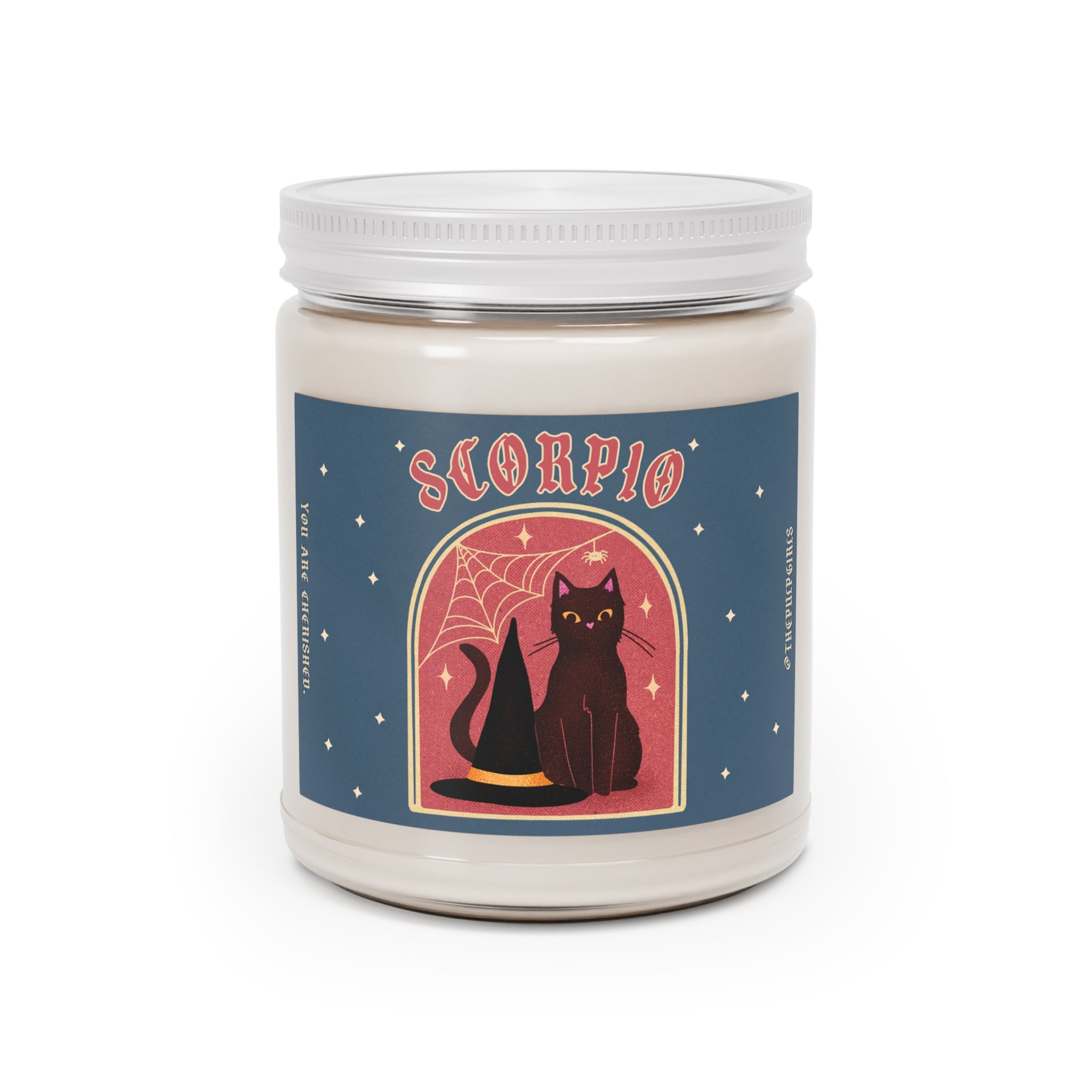 Scorpio Spooky Cat Astrology Candle