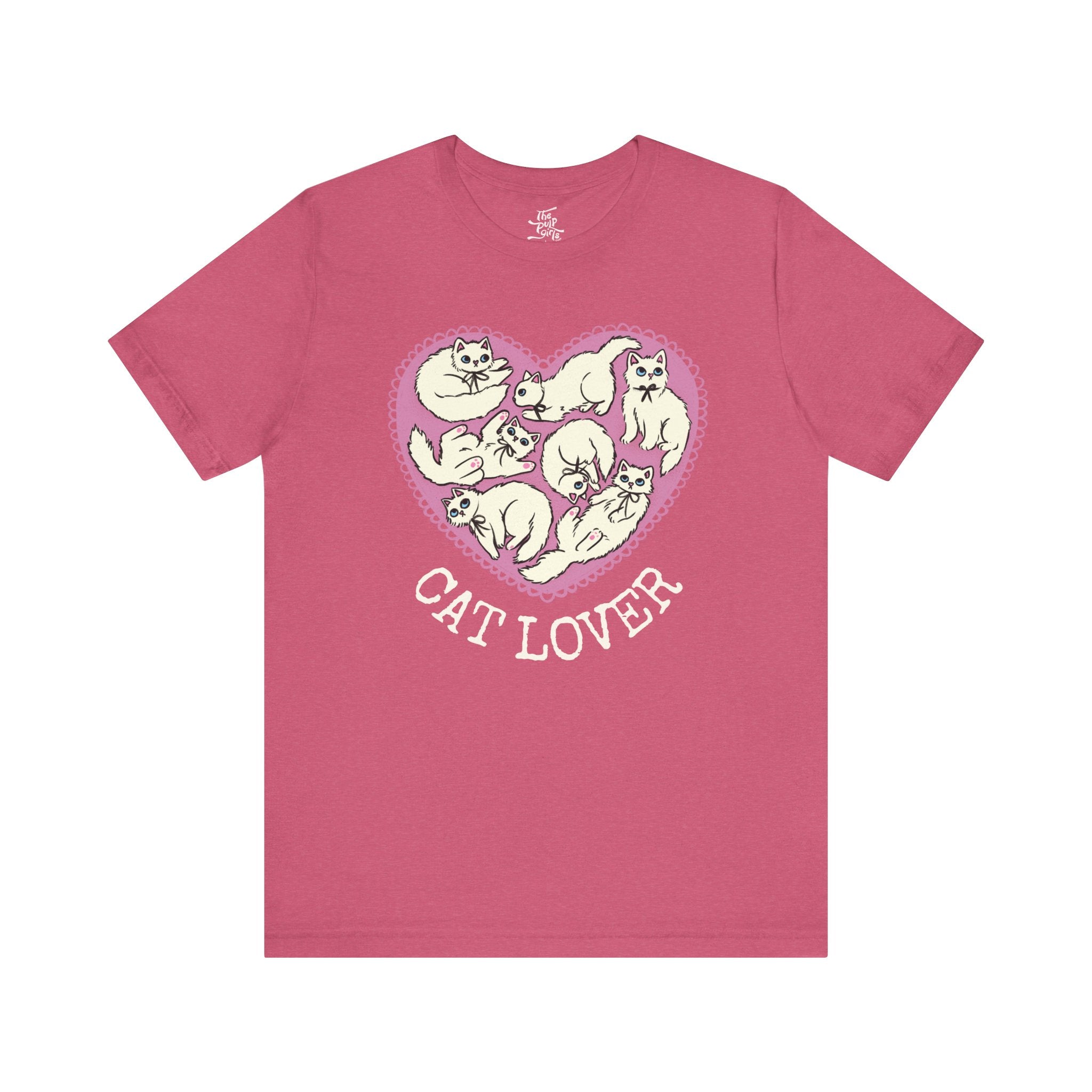 White Cat Lover Tee