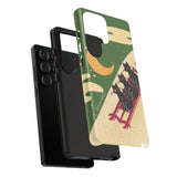 Sledding Kitties Phone Case