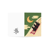 Holiday Cheer Cat Greeting Card