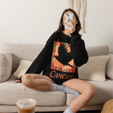 Cancer Whimsical Crow Crewneck Sweatshirt