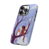 Purple Bird & Fairy Phone Case