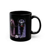 Bat Babes Retro Halloween Mug