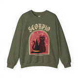 Scorpio Spooky Cat Astrology Crewneck