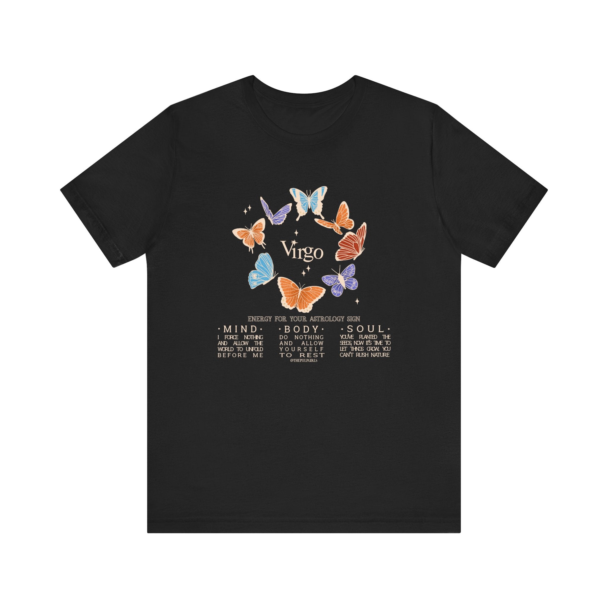 Virgo Butterfly Astrology Tee