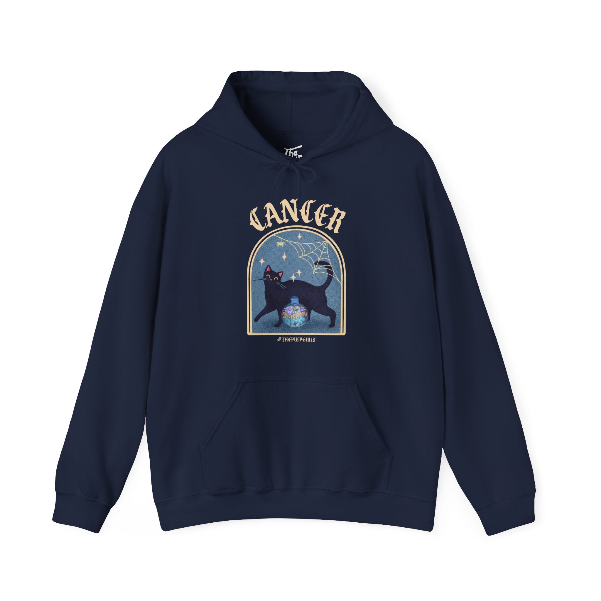 Cancer Spooky Cat Astrology Hoodie