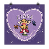 Libra Lover Dog Art Print