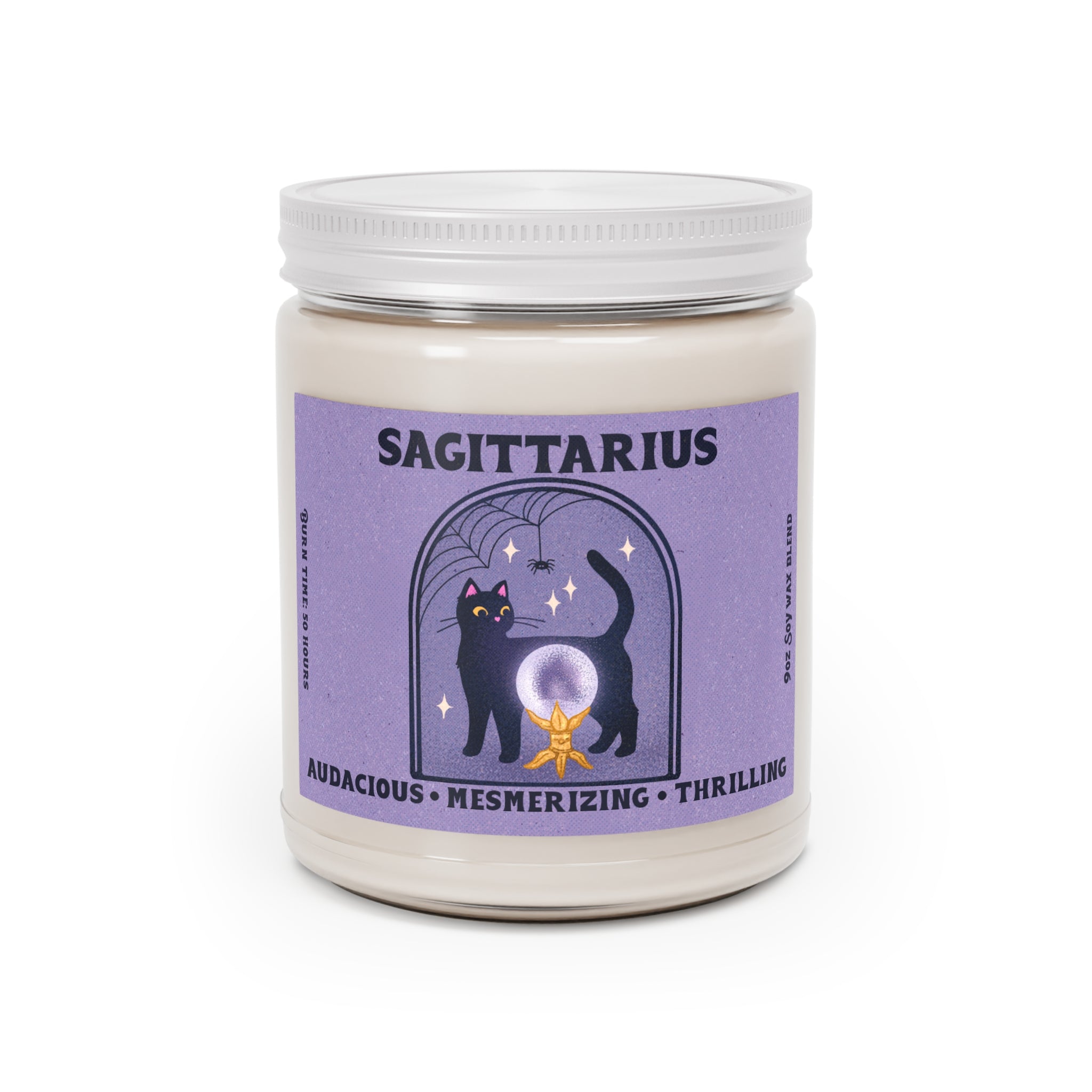 Spooky Cat Candle - Sagittarius