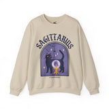 Sagittarius Spooky Cat Astrology Crewneck