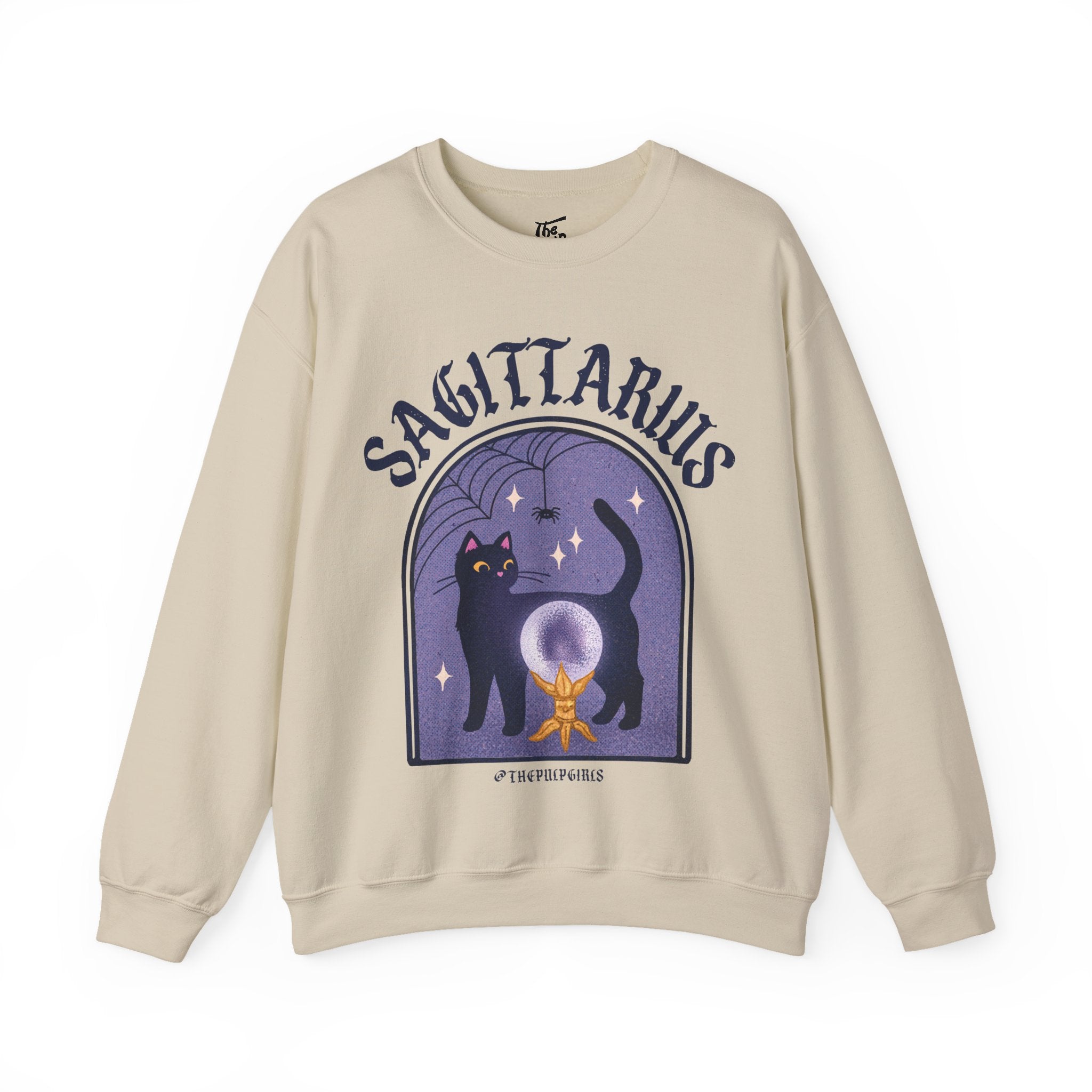 Sagittarius Spooky Cat Astrology Crewneck