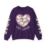 White Cat Lover Crewneck Sweatshirt