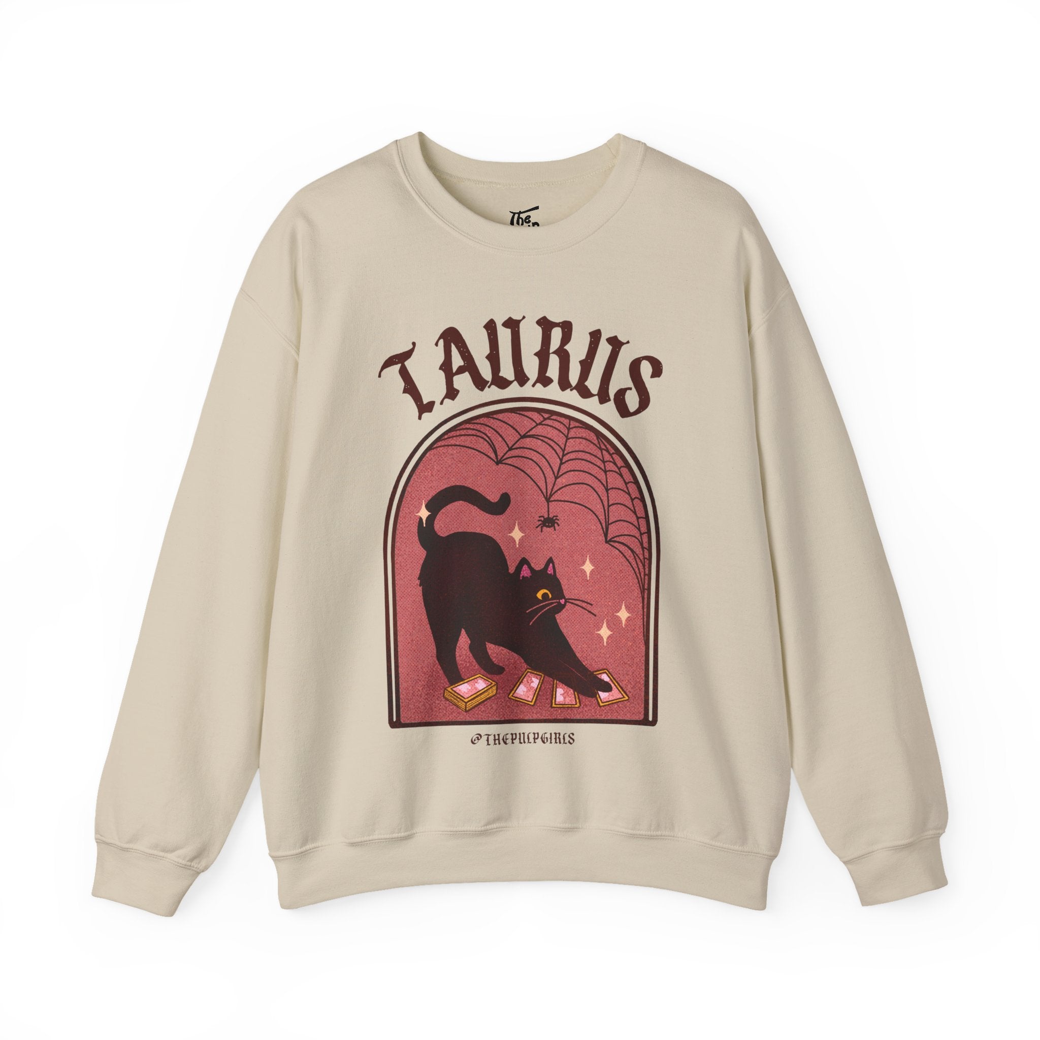 Taurus Spooky Cat Astrology Crewneck