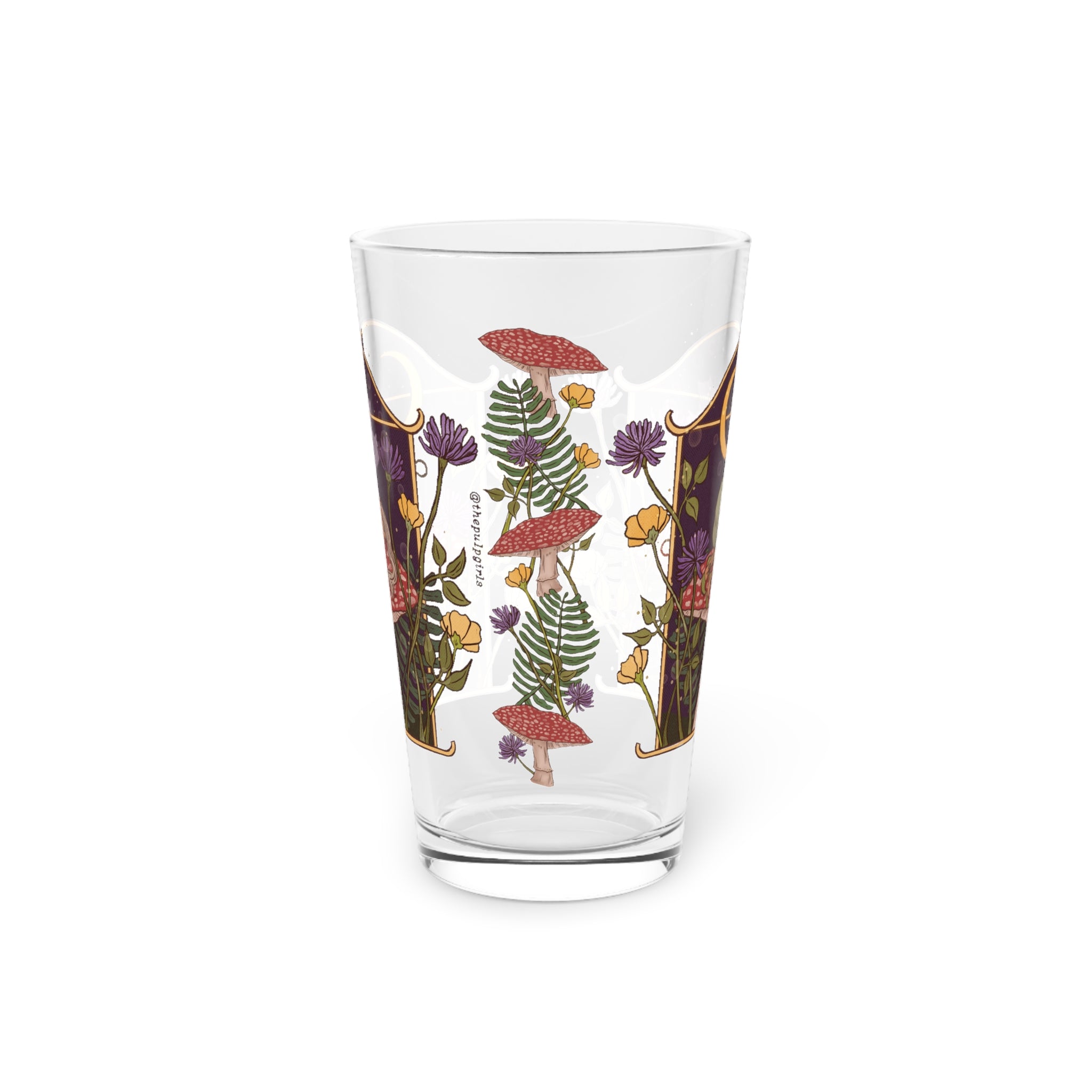 The Mushroom Fairy Pint Glass