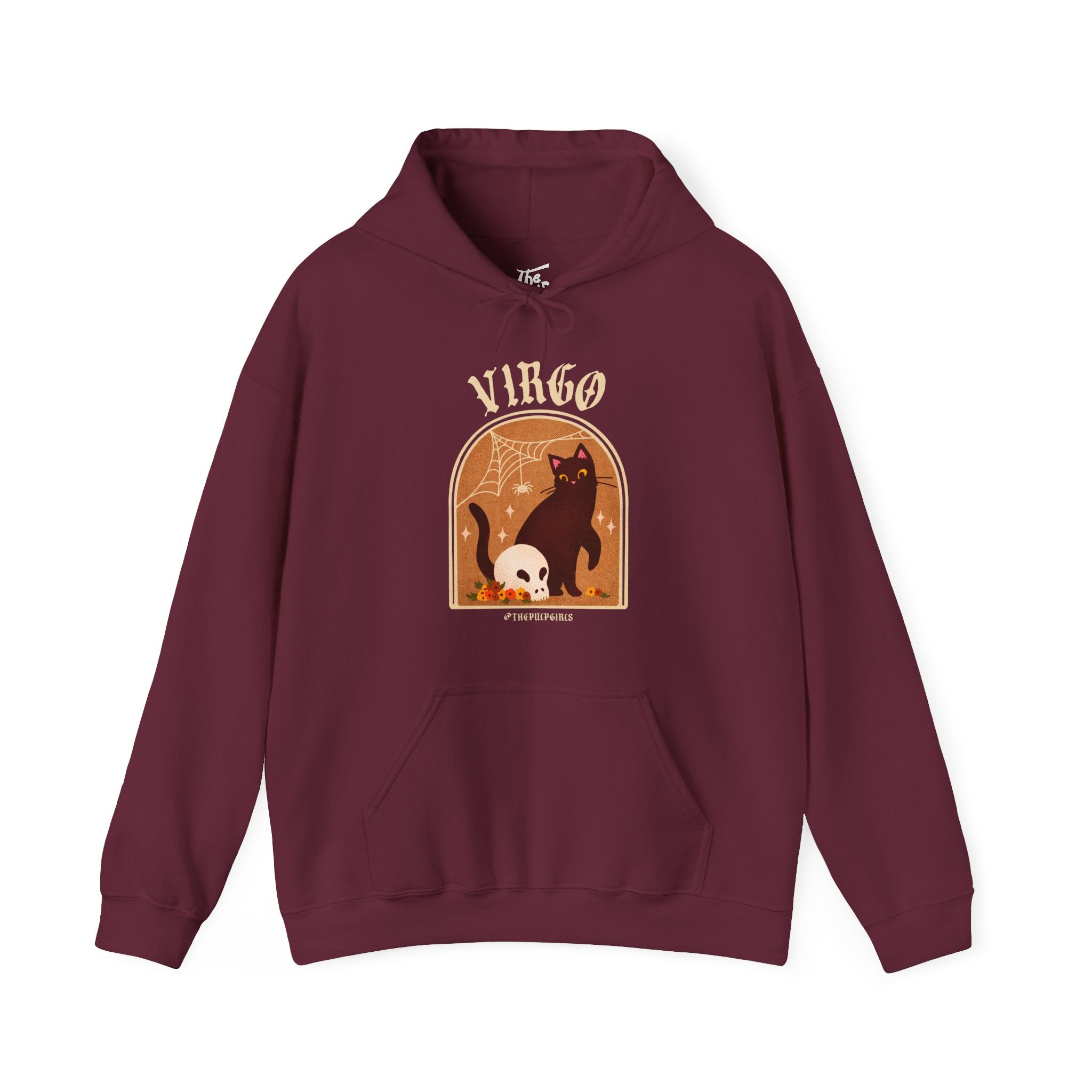 Virgo Spooky Cat Astrology Hoodie