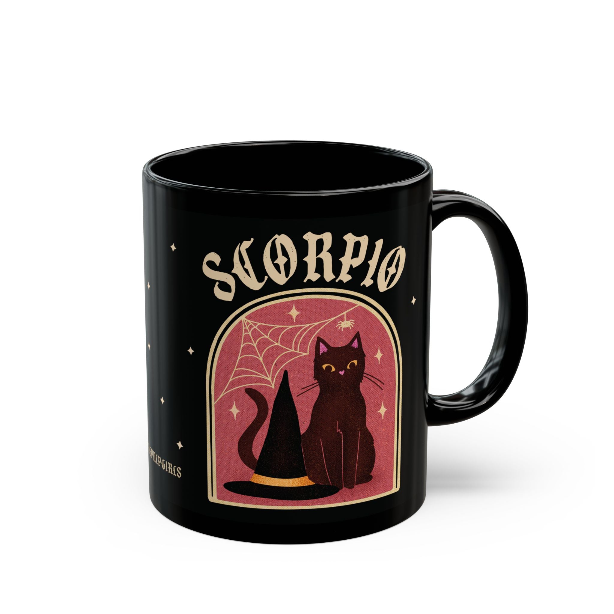 Scorpio Spooky Cat Astrology Mug