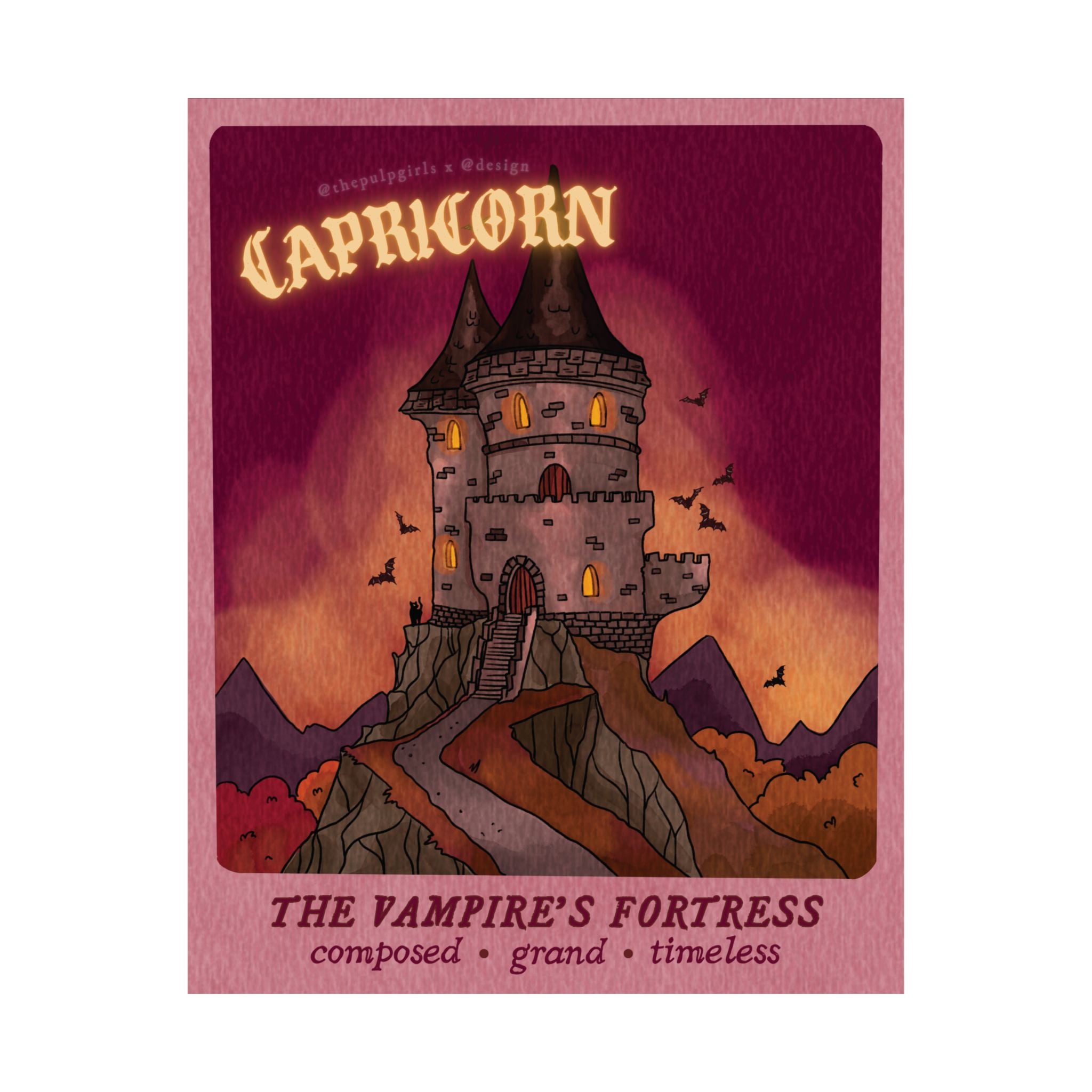 Capricorn Autumn Home Astrology Art Print