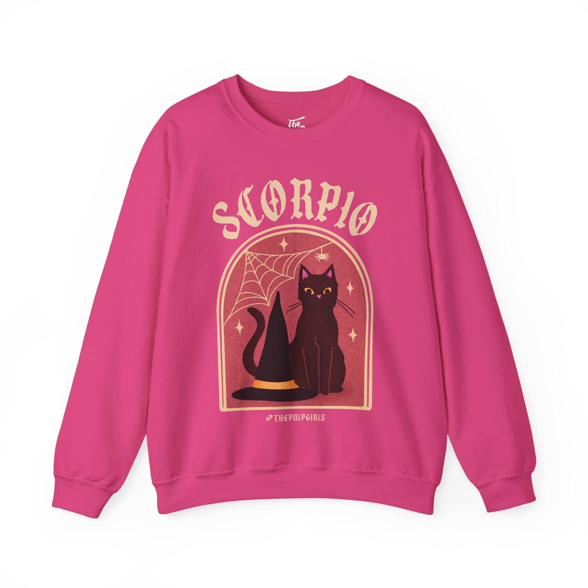 Scorpio Spooky Cat Astrology Crewneck
