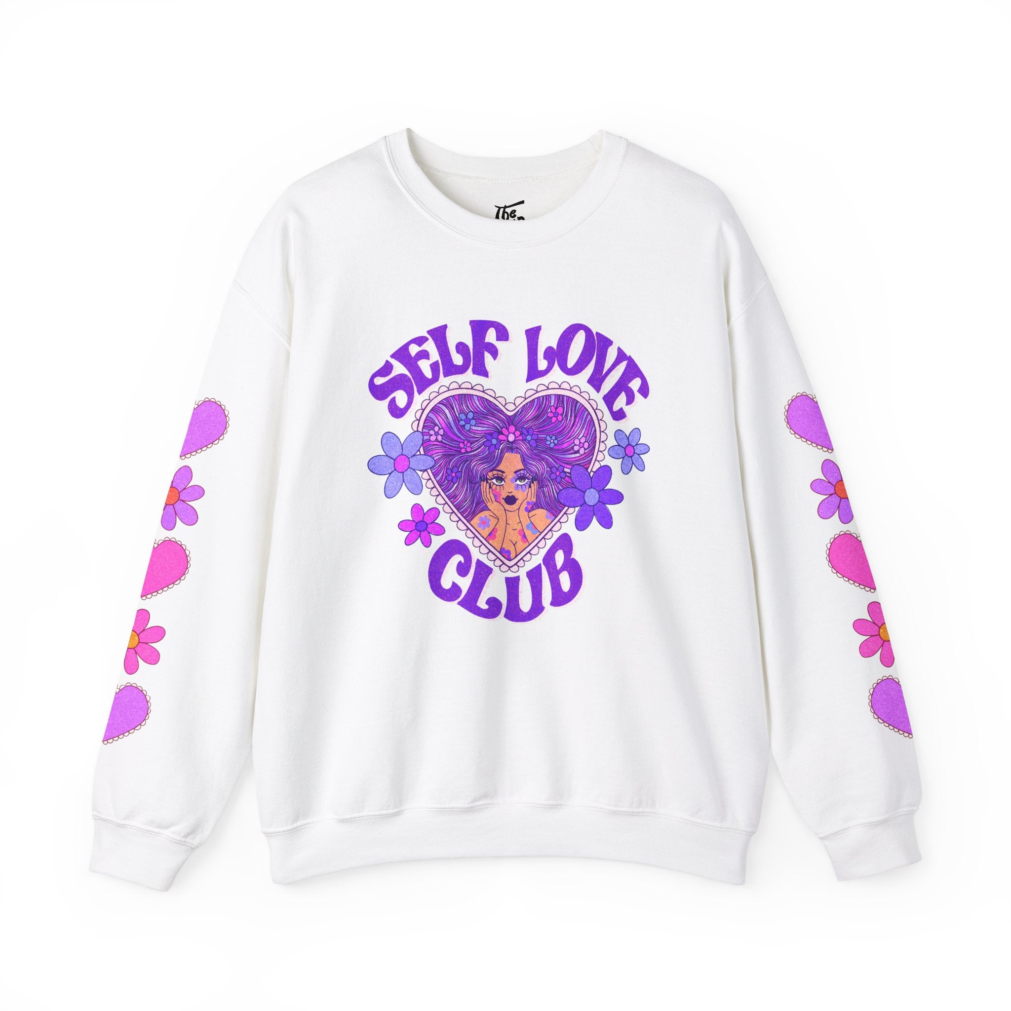 Self Love Club Purple Crewneck Sweatshirt