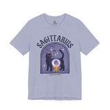 Sagittarius Spooky Cat Astrology Tee