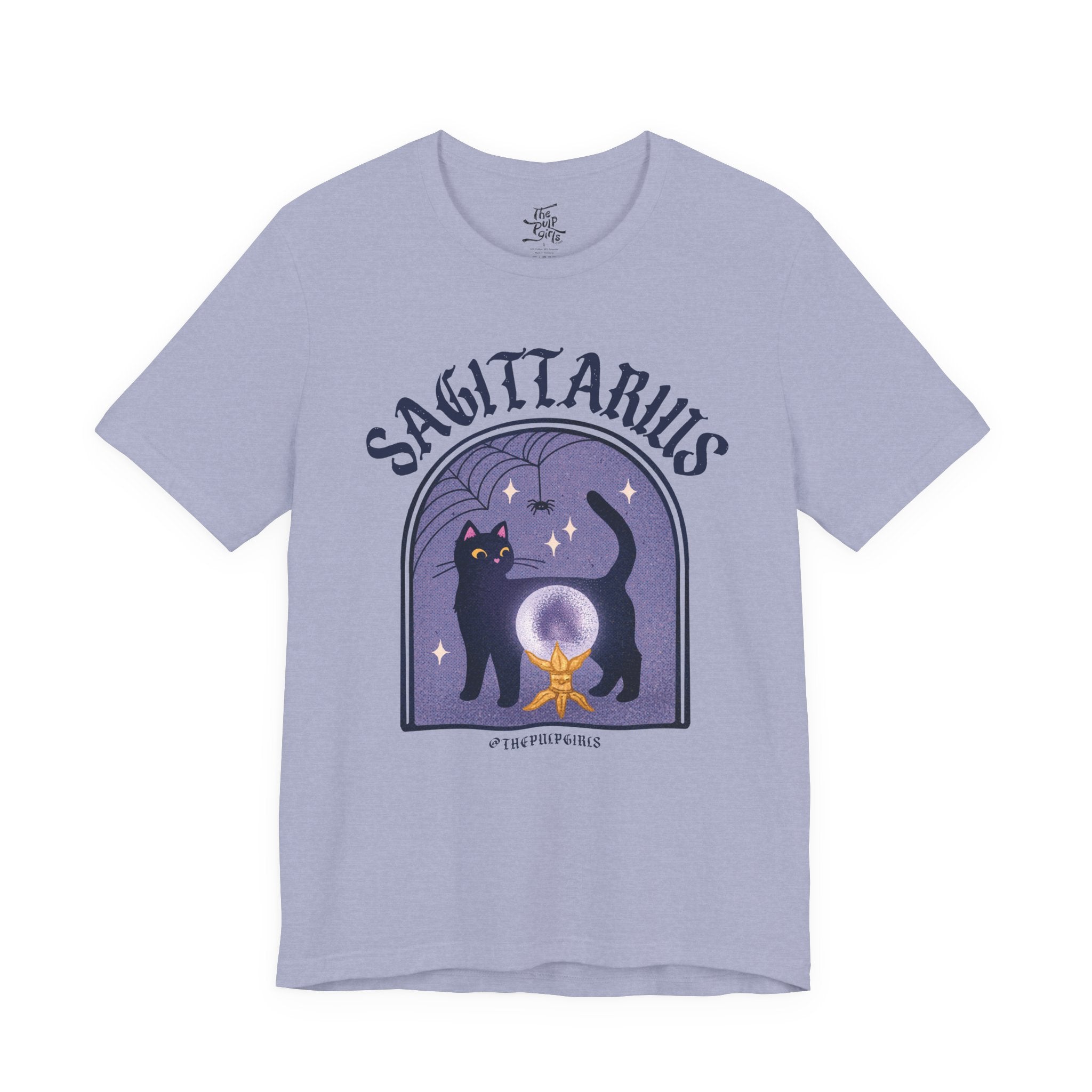 Sagittarius Spooky Cat Astrology Tee