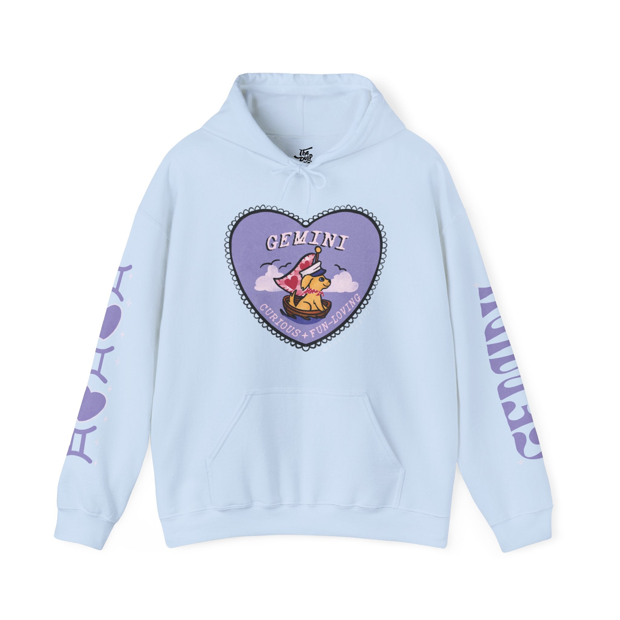 Gemini Lover Dog Astrology Hoodie