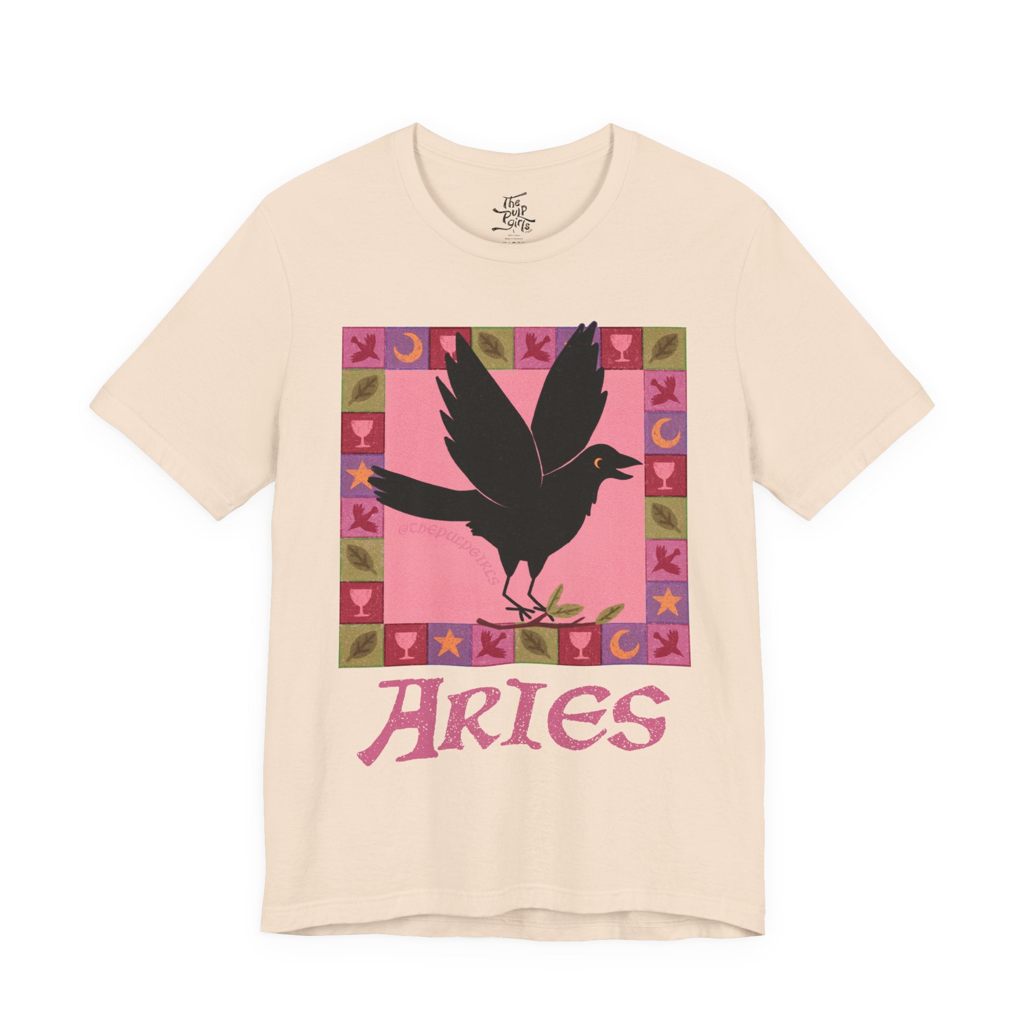 Aries Whimsical Crow Tee