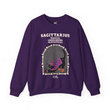 Sagittarius Halloween Cat Astrology Crewneck