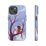 Purple Bird & Fairy Phone Case