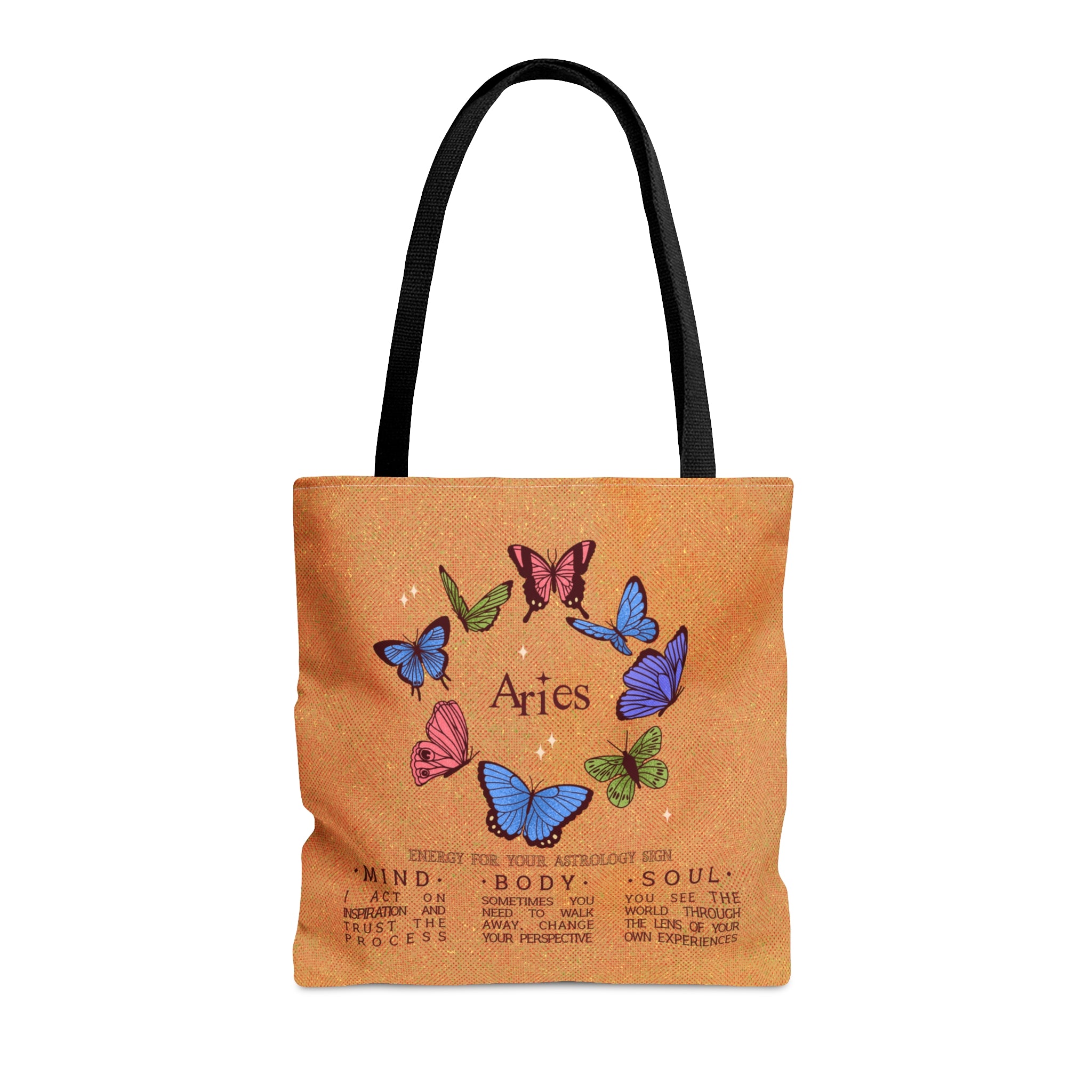 Aries Butterfly Astrology Tote