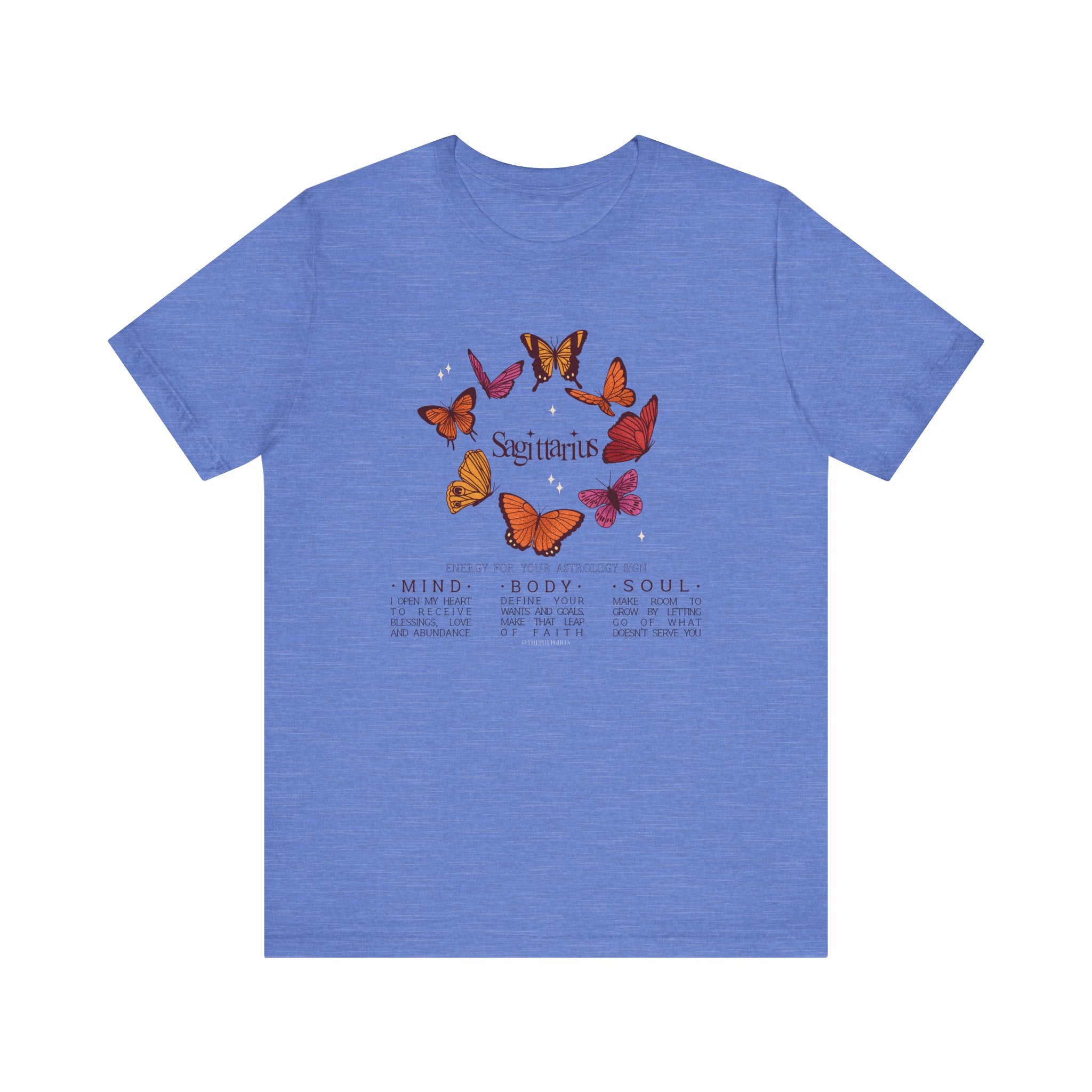 Sagittarius Astrology Butterfly Tee