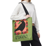 Virgo Whimsical Crow Tote Bag