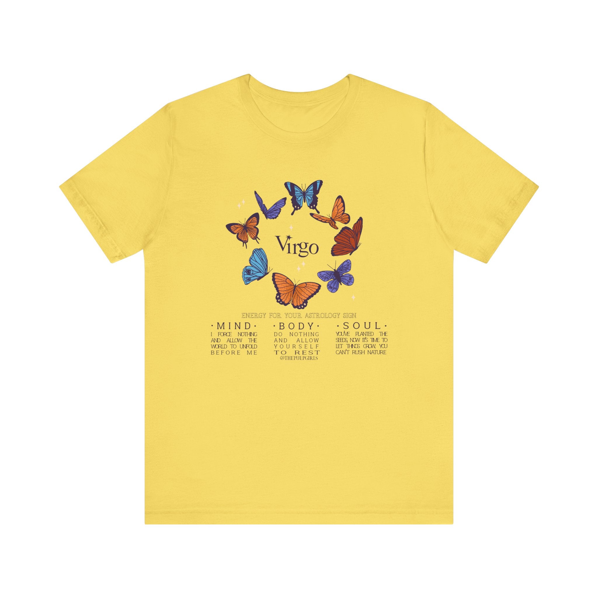 Virgo Butterfly Astrology Tee