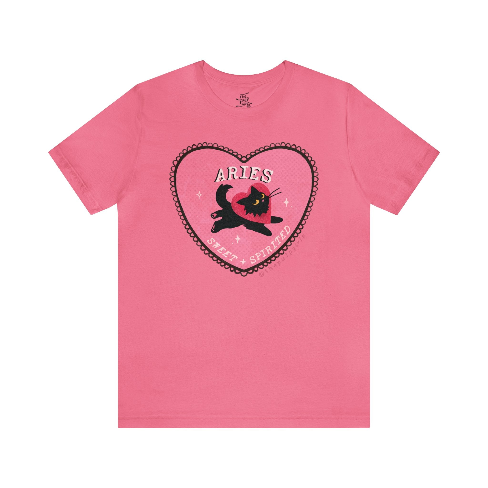 Aries Love Cat Astrology Tee