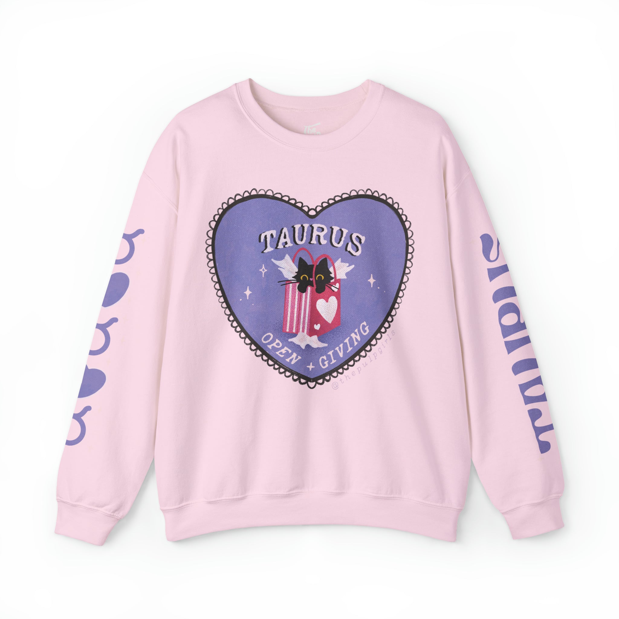 Taurus Love Cat Astrology Crewneck