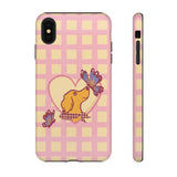 Butterfly and Dog Phone Case