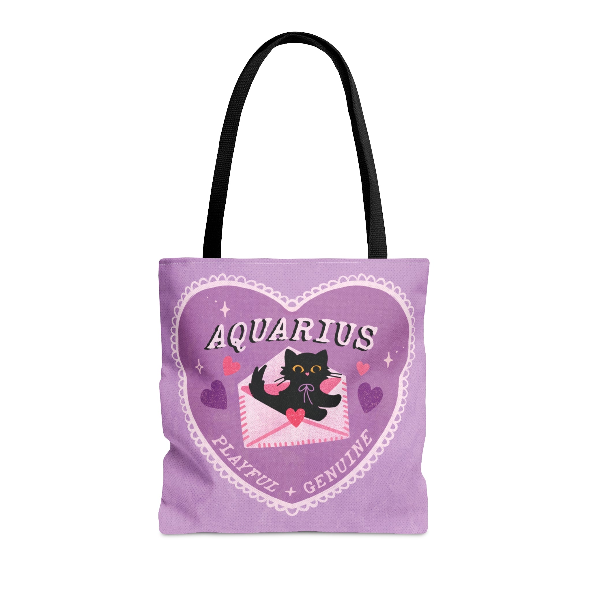 Aquarius Love Cat Astrology Tote