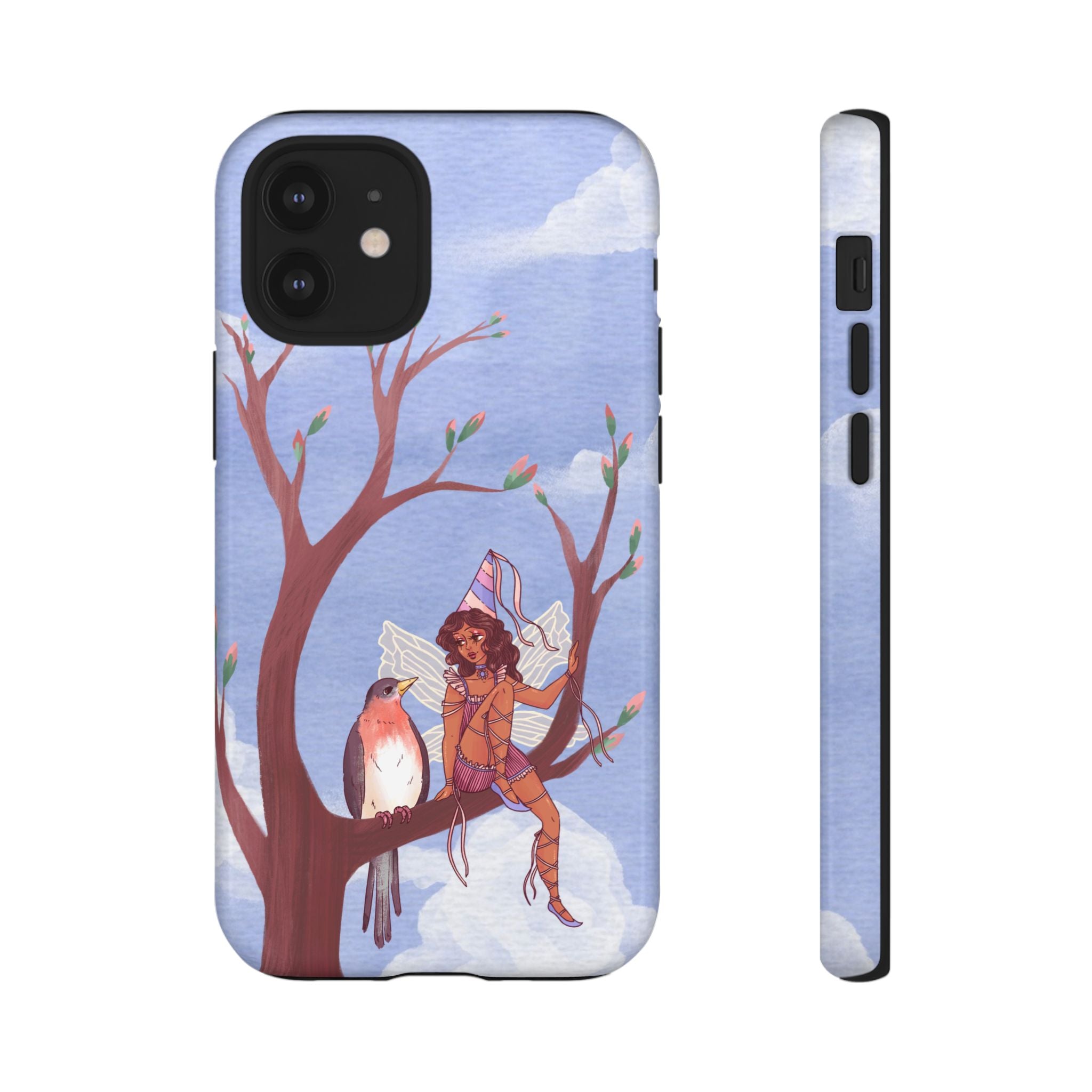 Pink Bird & Fairy Phone Case