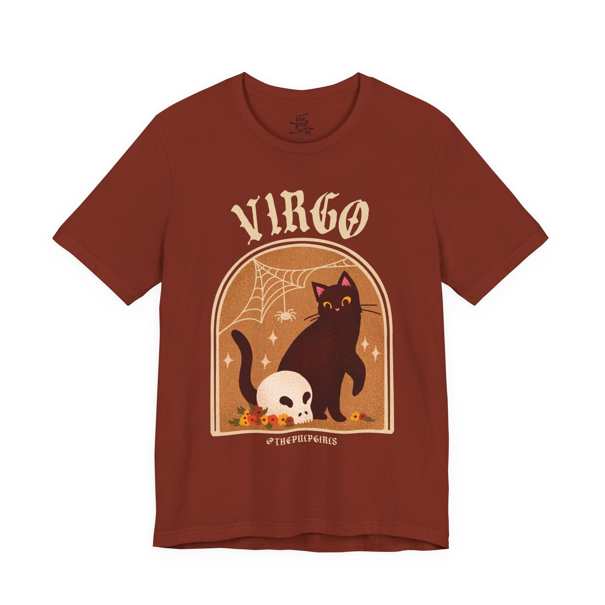 Virgo Spooky Cat Astrology Tee