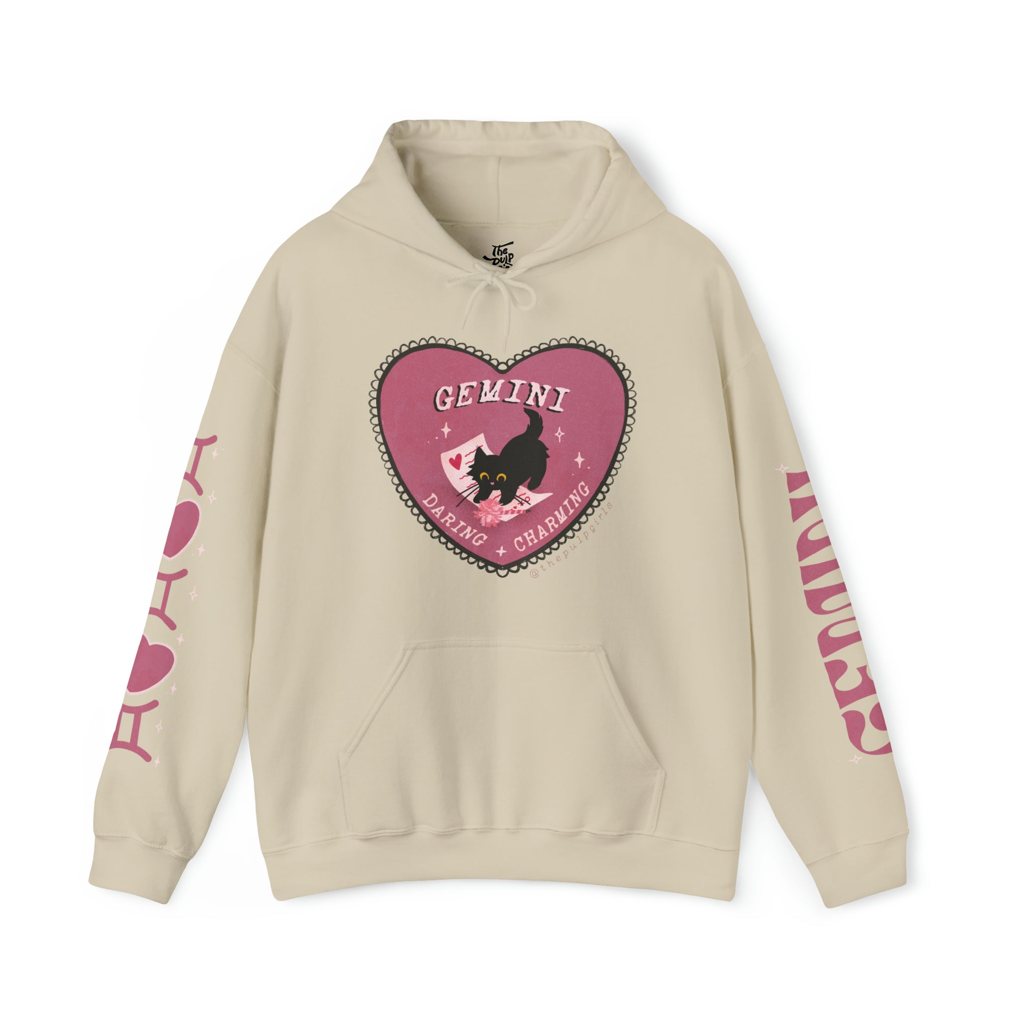 Gemini Love Cat Astrology Hoodie