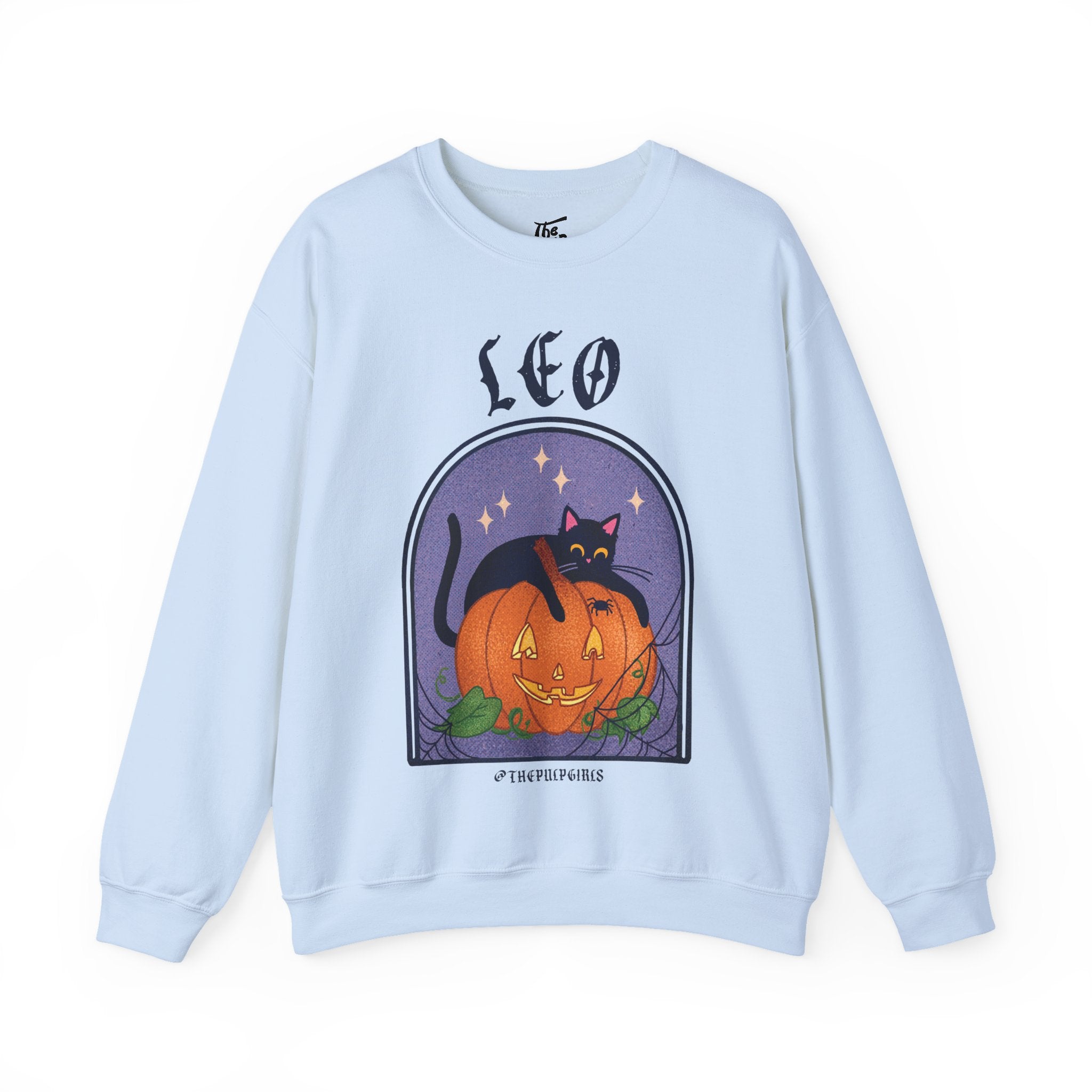Leo Spooky Cat Astrology Crewneck